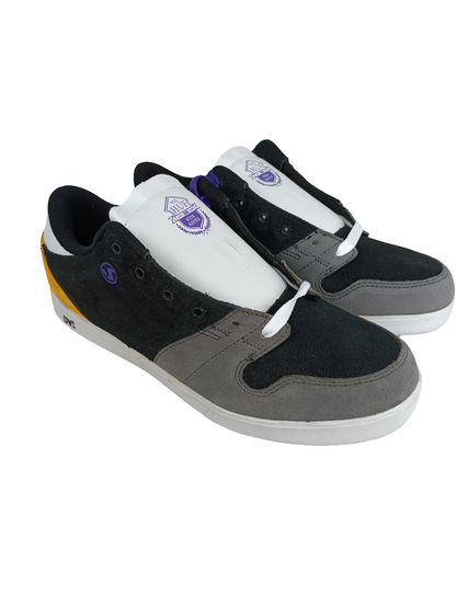 DVS Huf 5 Low O.I. Amfessional Yellow Grey Suede Size 8.5 Shoes