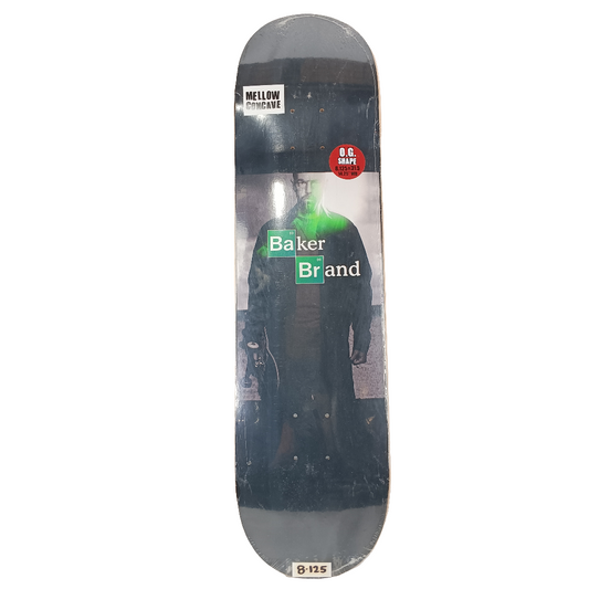 Baker Andrew Reynolds Abq Breaking Bad Black Green Grey Size 8.125" Vintage NOS Deck