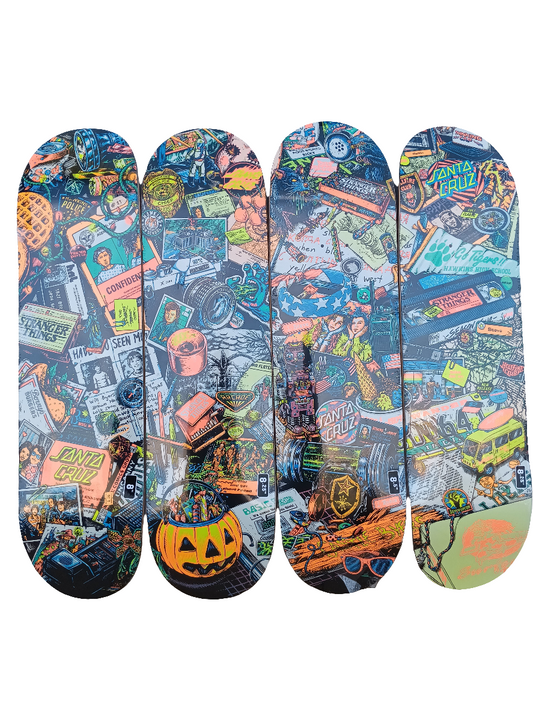 Santa Cruz Stranger Things 4 Deck Series Size 8.0" 8.25" 8.5" 8.25" Decks