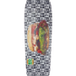 Prime Ed Templeton Veggie Burger Black White 10" Skateboard Deck