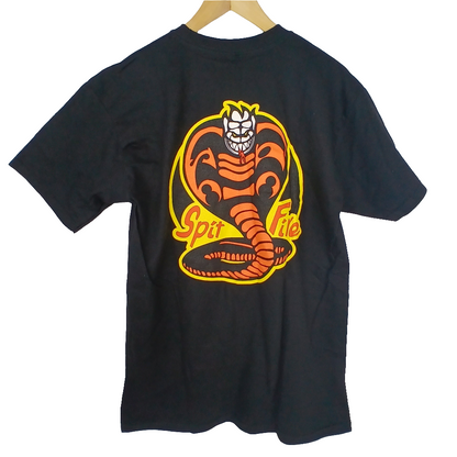 Spitfire Burn Fast Burn Hard No Mercy Black Yellow Mens Size Medium S/s Shirt