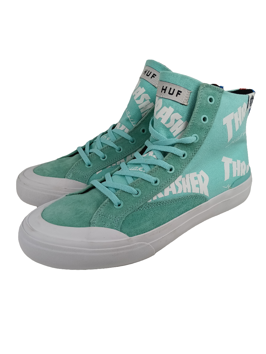 Huf X Thrasher Classic Hi Mint VC65M01 Size 9 Shoes