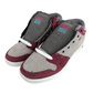 DVS Huf 5 Mid O.I. Keith Hufnagel Grey Maroon Suede - Mighty Size 10 Shoes