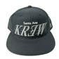 Kr3w Santa Ana Black Silver White Vintage NOS Snapback Hat