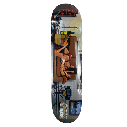 Natural Koncept Chris Kays Girlfriend Multi Size 8.0 Vintage NOS Deck