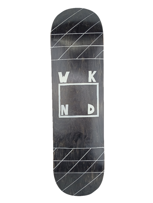 WKND Square Graphic Blank Black White Size 8.25 Skateboard Deck