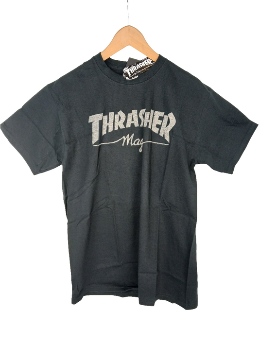 Thrasher Magazine Thrasher Mag Black Grey Mens Size Medium S/s Vintage Shirt