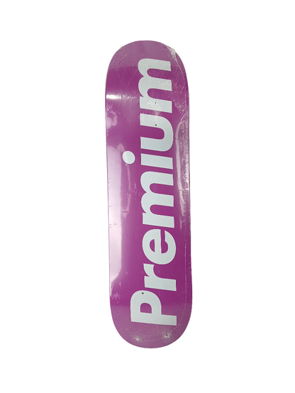 Premium Premium Logo Purple White Size 8.3" Vintage NOS Deck