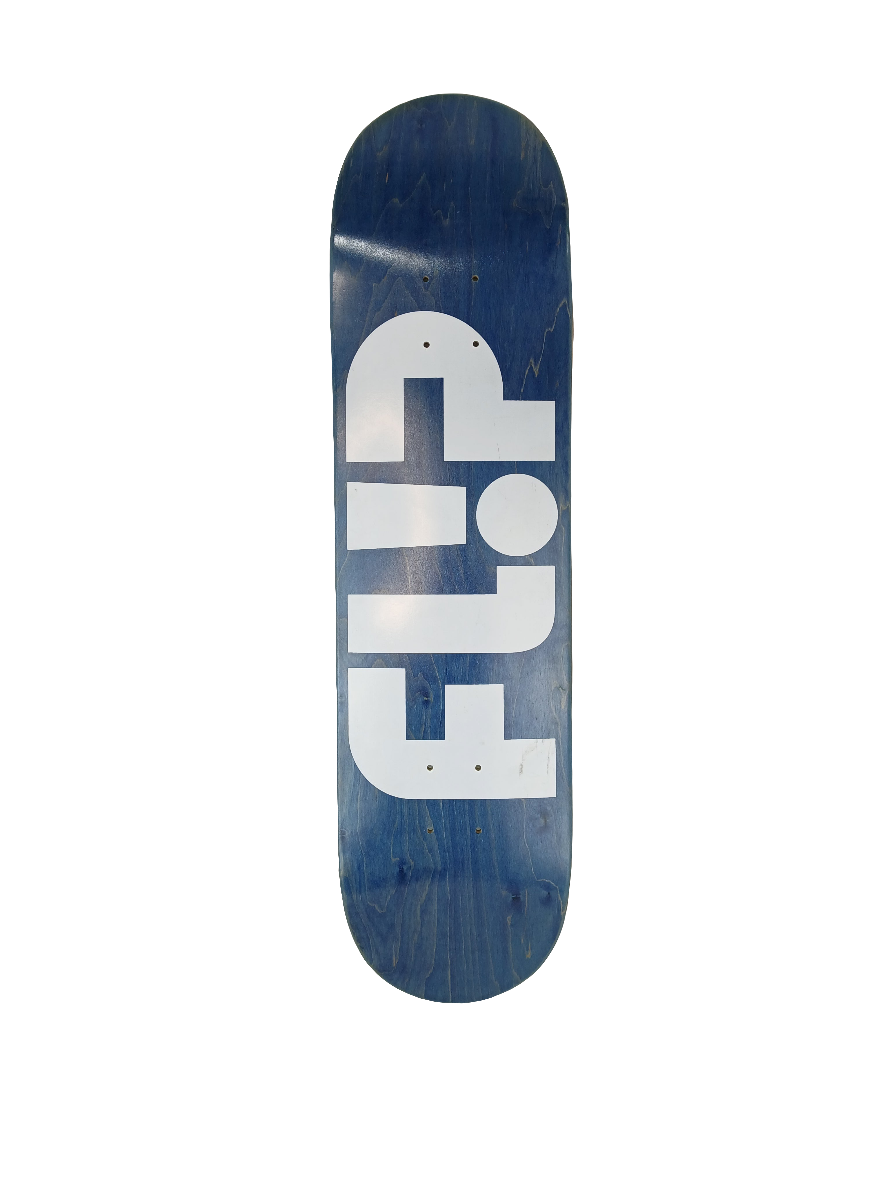 Flip Team Odyssey Blue Woodgrain White Size 8.0" Vintage NOS Deck