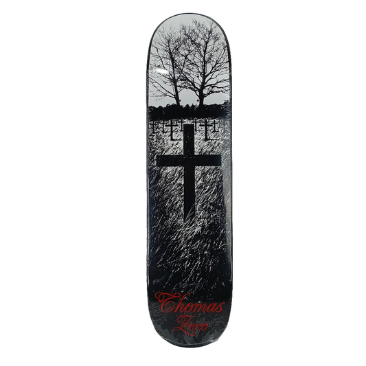 Zero Jamie Thomas Graveyard Black Red White Size 7.875" Vintage NOS Deck