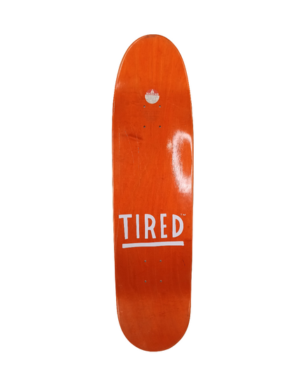 Tired Chair Graphic White Blue Red Size 8.25 Skateboard Deck