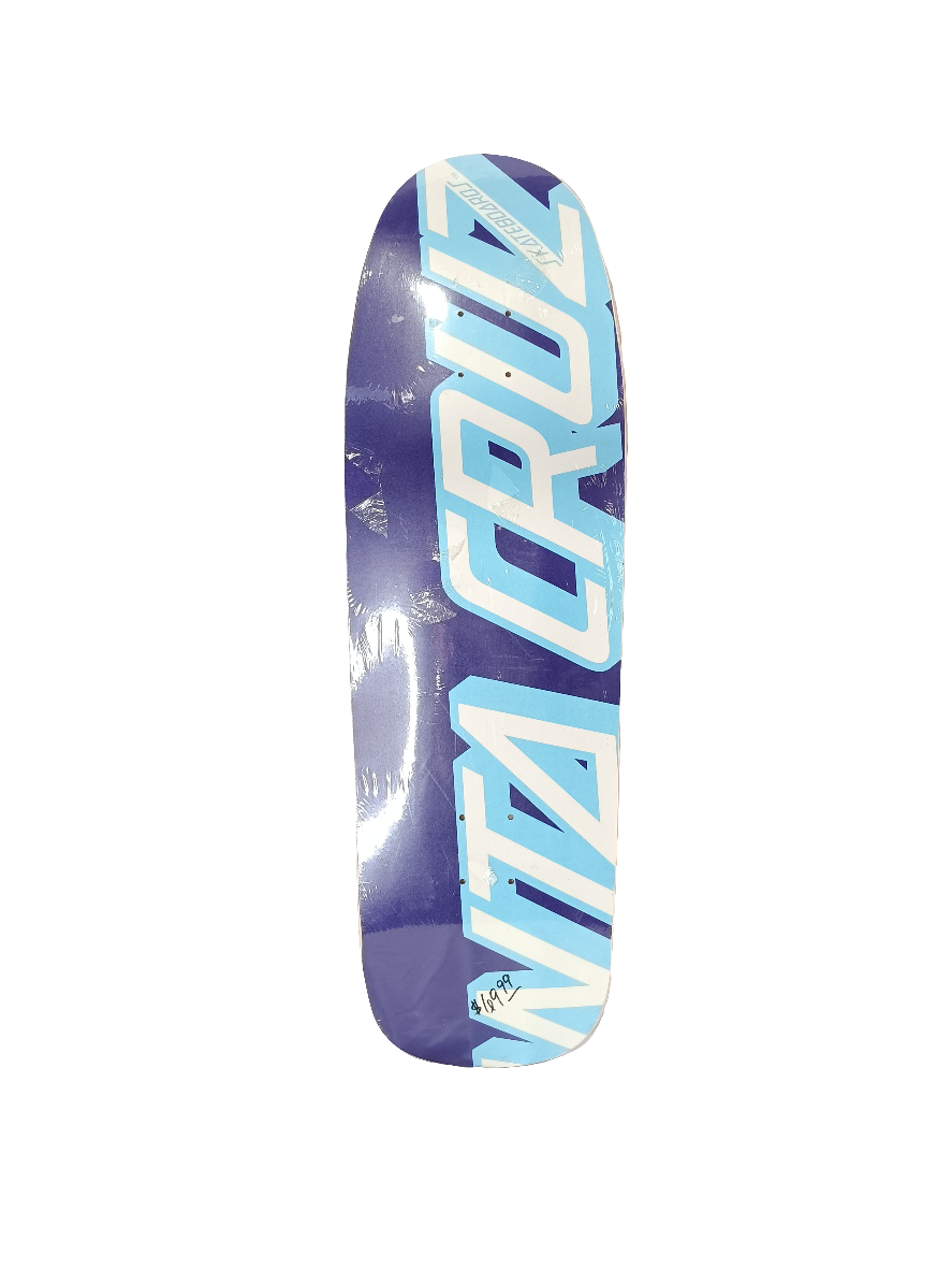 Santa Cruz Eric Dressen Stick Em Up Everslick Purple White Blue Size 8.8" X 32.2 Vintage NOS Deck
