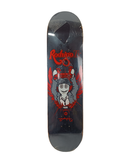 The Firm Rodrigo Tx Undead Angel Series Black Grey Red Size 7.78" Vintage NOS Deck