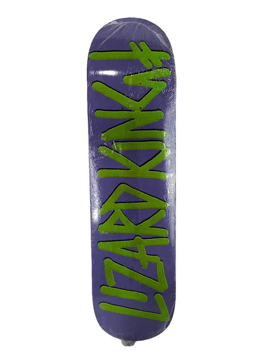 Deathwish Lizard King Green Purple Size 8.25" Vintage NOS Deck