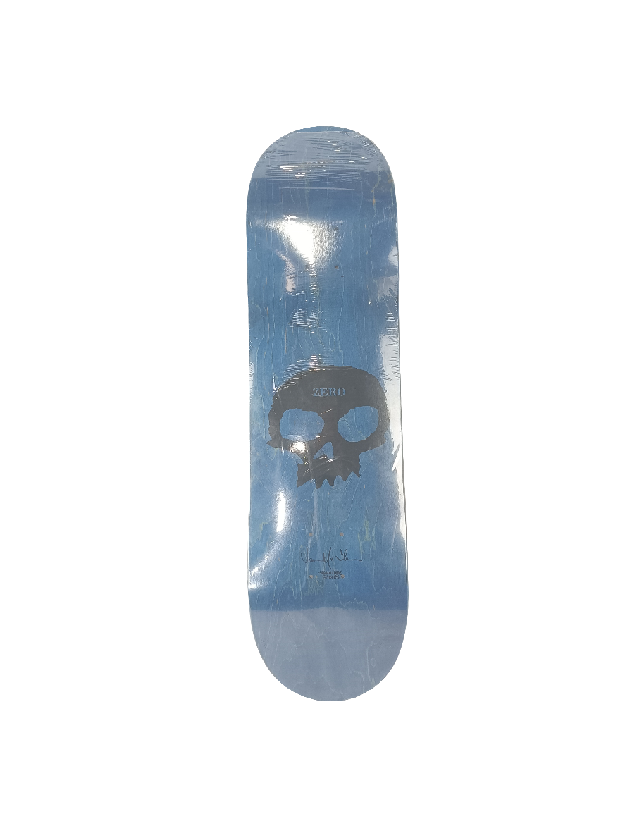 Zero Jamie Thomas Signature Series Blue Black Skull Size 8.4375" Vintage NOS Deck