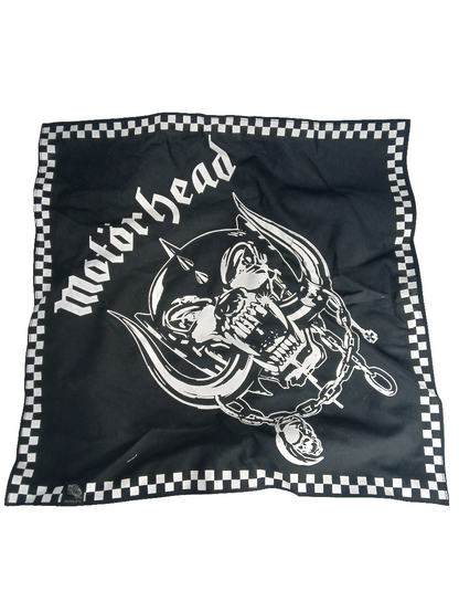 Vans Motorhead Skate Slip On Black Black US Mens Size 9.5 Shoes With Limited Edition Motorhead Banner & Pin Pack