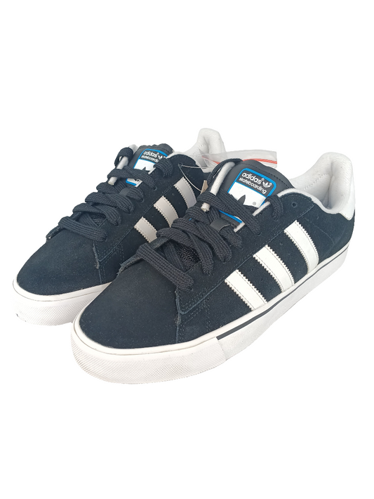 Adidas Campus Vulc Originals Black1/RunWht/Pool US Mens Size 8.5 Shoes