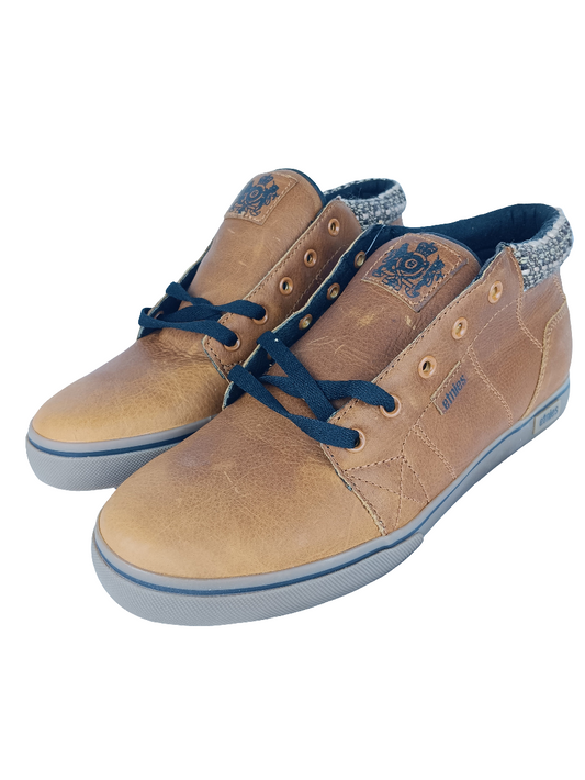 Etnies X Ashbury E-Collection Rust Brown Leather US Mens Size 10.5 Shoes
