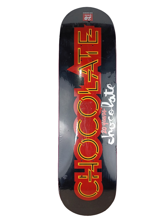 Chocolate Gino Iannucci 20 Years Black Red Yellow Size 8.5 Vintage NOS Deck