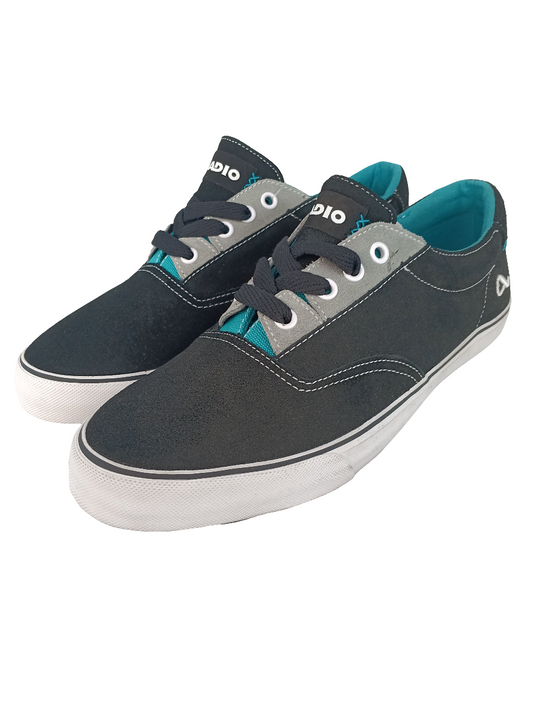 Adio Oxford Black Gry White US Mens Size 9.5 Shoes