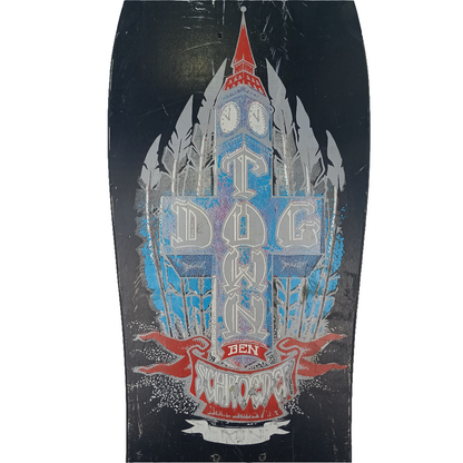 Dogtown Ben Schroeder Clock Tower Cross Black/Blue/Red/Grey Size 10 Shaped Skateboard Deck