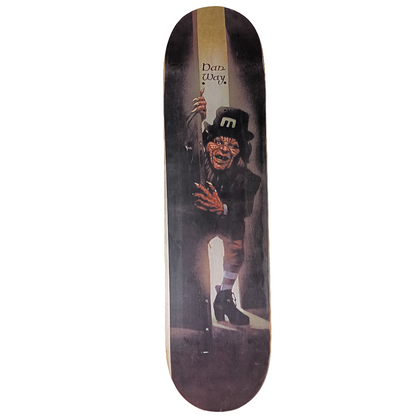 101 Danny Way Original Dan Way Leprechaun Slick Bottom Graphic Black Multi Color Size 8 Skateboard Deck