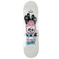 Krooked Mark Gonzales Skull & Crossbones Schmoos White Black Pink Multi Size 7.8" Vintage NOS Deck