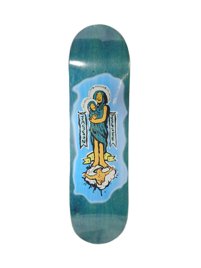 Driven Jason Jessee Mark Gonzales Angel Carrying Mary Graphic Blank Blue/Blue/Black/White Size 8.375 Vintage NOS Deck