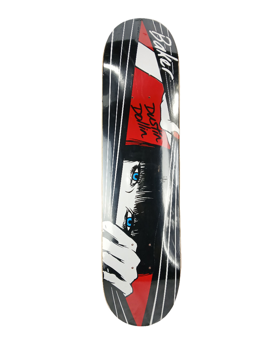 Baker Dustin Dollin Blinds Black Red White Size 7.75" Vintage NOS Deck