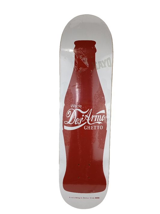 DGK Wade Desarmo Everything Is Better With DGK Coca-Cola White Red 7.9 Vintage NOS Deck