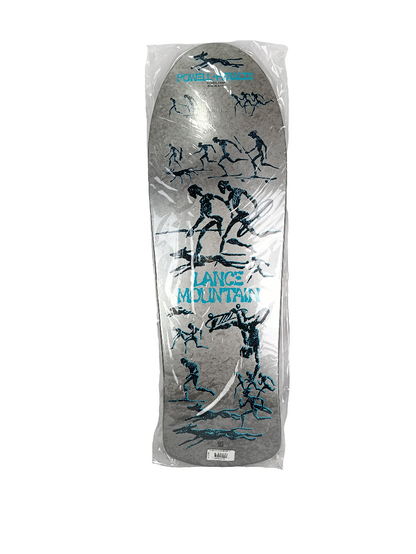 Powell Peralta Bones Brigade Lance Mountain Silver Blue Series 12 Size 10 Vintage NOS Re-Issue Deck