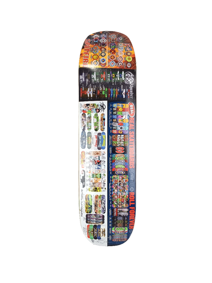 Deluxe Distribution Vendors Collage Multicolor Size 8.6 Shaped Deck