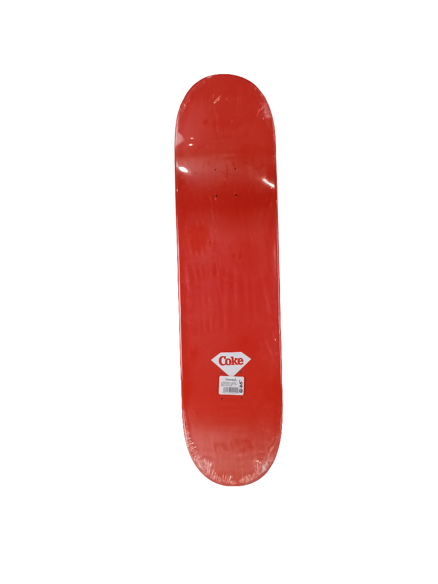 Diamond Coca Cola Graphic Red White Size 8.25 Skateboard Deck