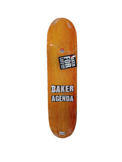 Baker X Agenda Miami Scarface Black White Size 8.25 Vintage NOS Deck