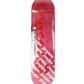 Chocolate Jerry Hsu Pink Woodgrain Red White Size 8.125" Vintage NOS Deck