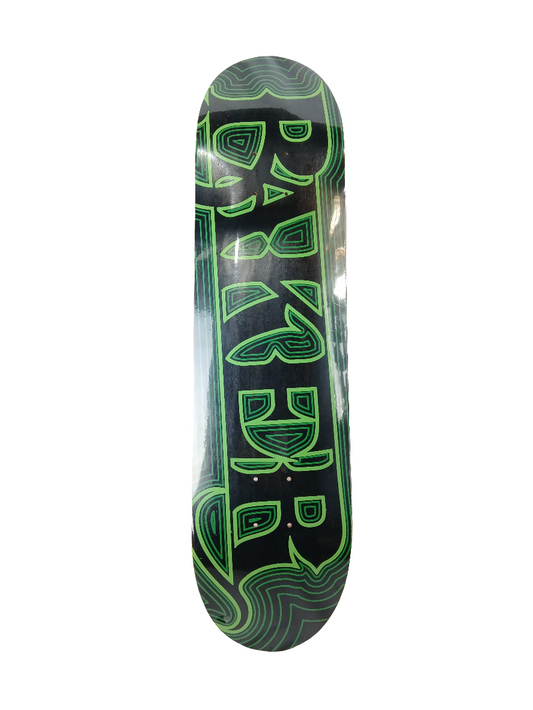 Baker Echo Logo Green Black Size 8.0" Vintage NOS Deck