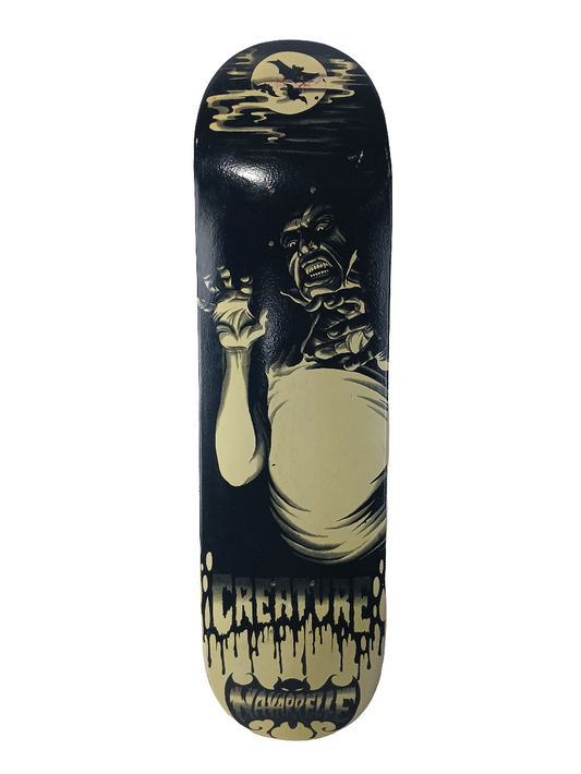 Creature Skateboards Darren Navarette Glow In The Dark Series Vampire 8.25" Vintage NOS Deck