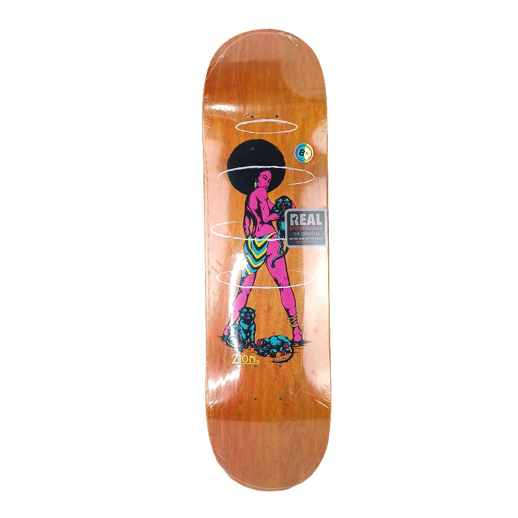 Real Zion Wright Cubs Graphic Blank Orange Pink Size 8.5 Skateboard Deck