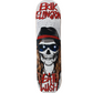 Deathwish Erik Ellington Signed Skull and Fedora Graphic White Red Multi Color Size 8 Skateboard Deck