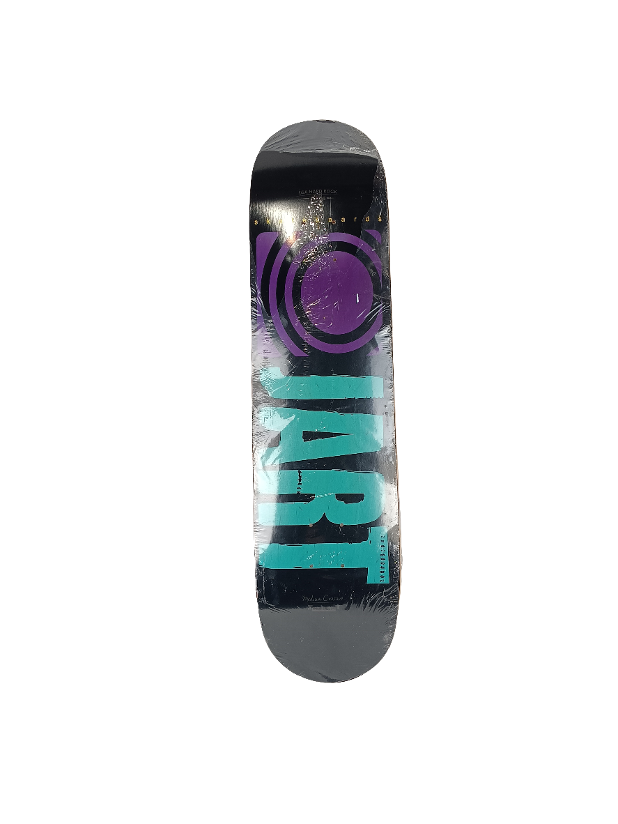 Jart Team Graphic Medium Concave Black Blue Purple Size 7.8 Skateboard Deck