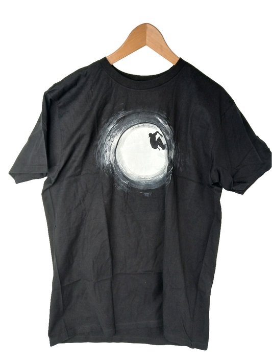 Transworld Magazine Perpetual Motion Fullpipe Photo Black White Mens Size Large S/s Vintage Shirt 2013