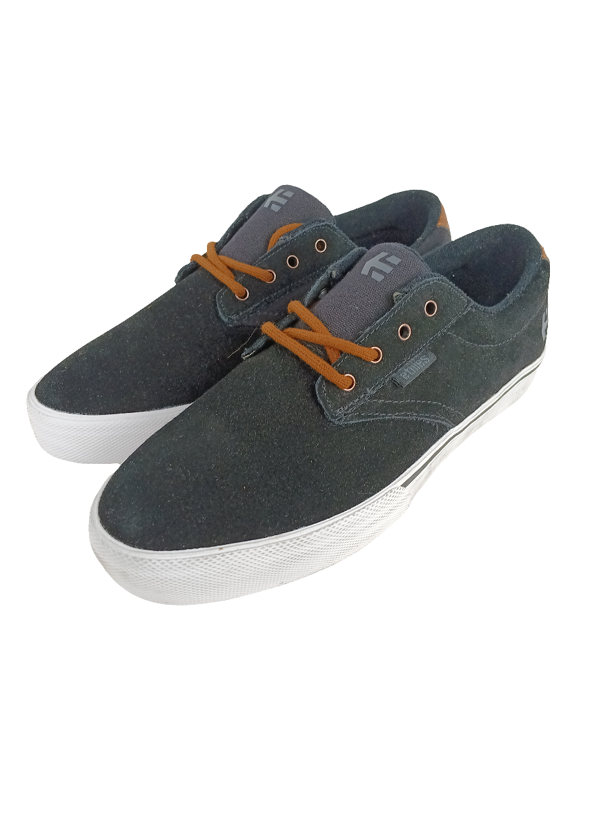 Etnies Jameson Vulc Black Brown Grey Size 7.5 Shoes