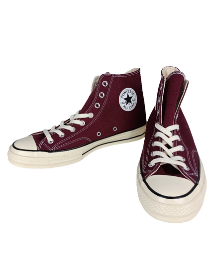 Converse Chuck 70 Hi Dark Burgundy/Black/Egret 162051C US Mens Size 10.0 Shoes