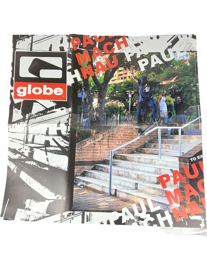 Globe Mojo Earth Desert US Mens Size 10.5 Shoes And Limited Edition Paul Manchau Shoe Brochure Poster