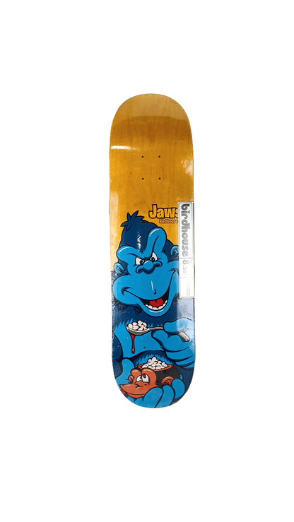 Birdhouse Jaws Steve Berra Monkey Graphic Yellow Blue Orange Size