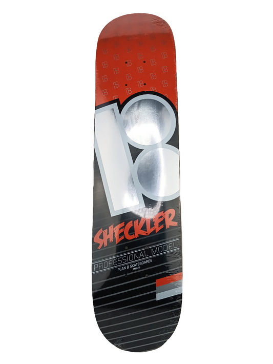 Plan-B Ryan Sheckler Professional Model MMVIII Black Red Silver White 7.5 Vintage NOS Deck