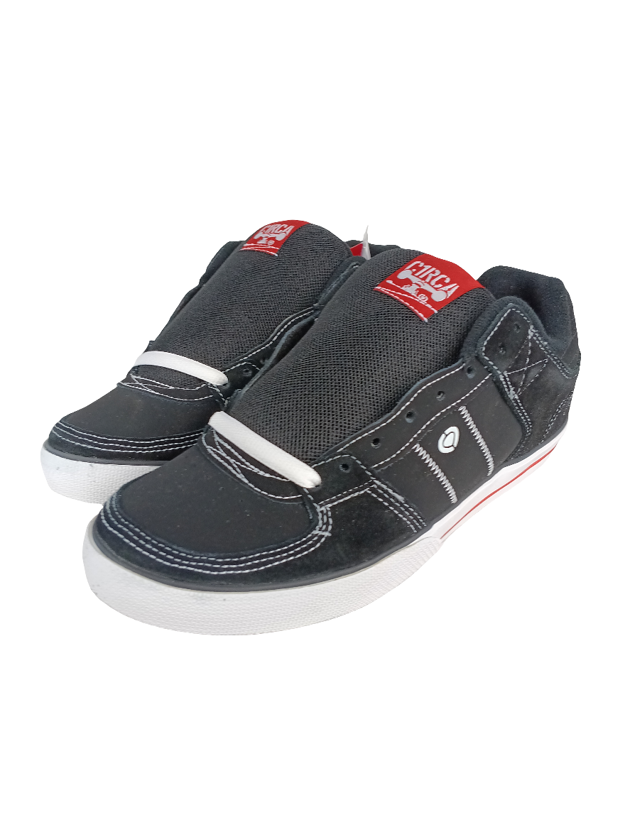 Circa Sierra Fellers Tre Black White Red Mens Size 8.5 Shoes
