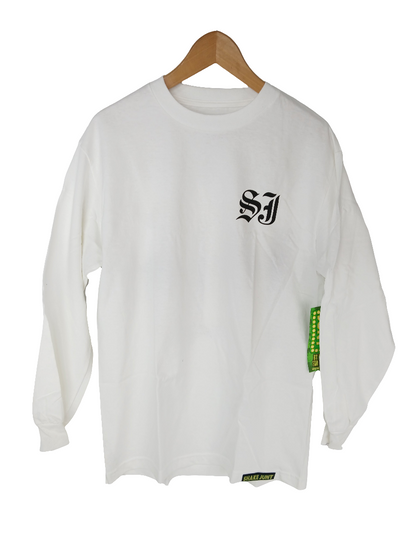 Shake Junt Zero Six White Black Mens Size Medium L/s Vintage Shirt