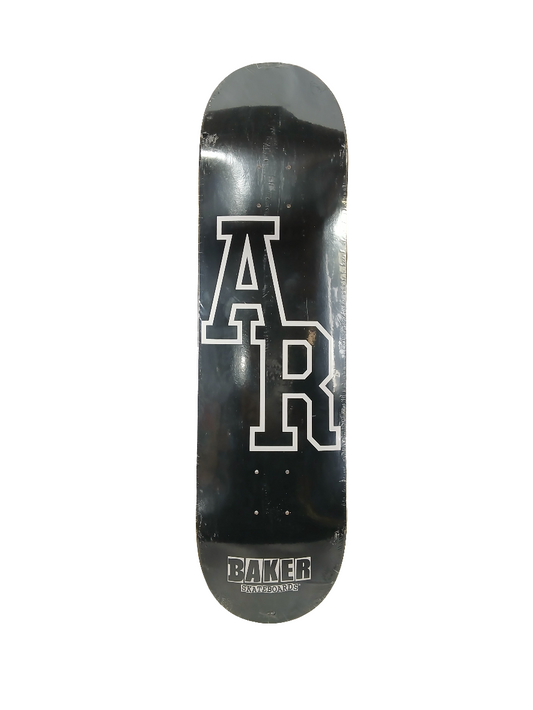 Baker Andrew Reynolds Initials AR Black White Size 8.25 Vintage NOS Deck