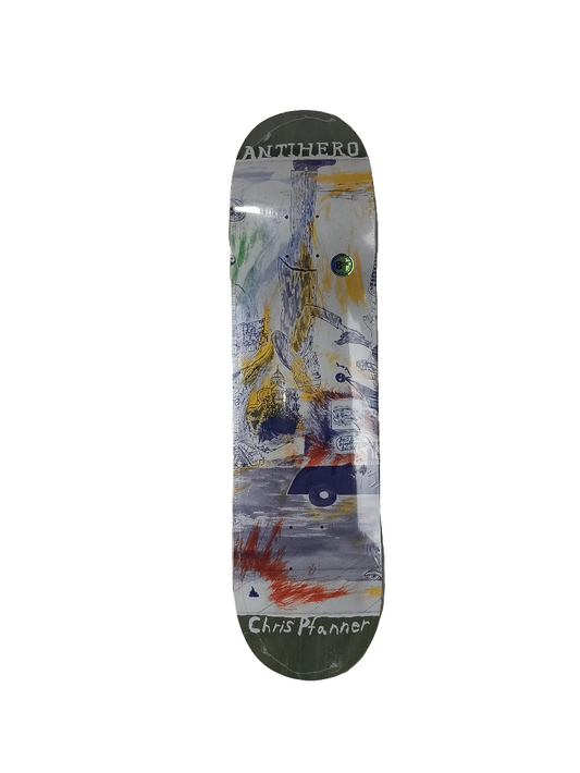 Anti-Hero Chris Pfanner Then & Now Multicolor Size 8.06" Vintage NOS Deck